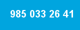 985 033 26 41 985 033 26 41